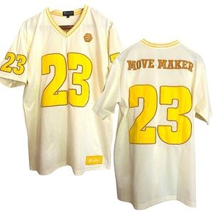 Bumble Move Maker Jersey #23 (WNBA LEAGUE) Yellow Jersey Size XL Sporty Casual